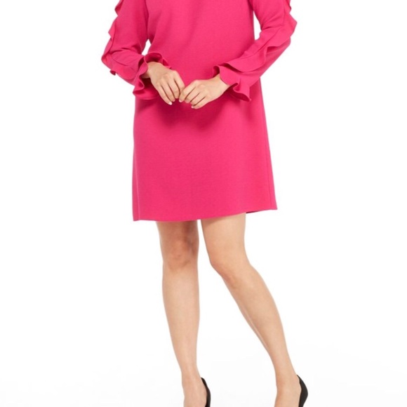 *Clearance* MAGGY LONDON ruffle sleeve dress - Picture 3 of 5